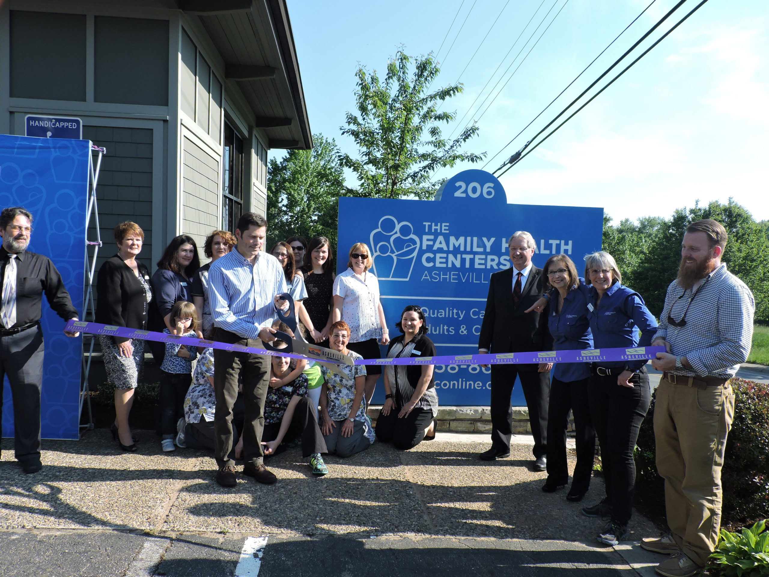 Celebrating our new identity as The Family Health Centers of Asheville, Arden & Hominy Valley