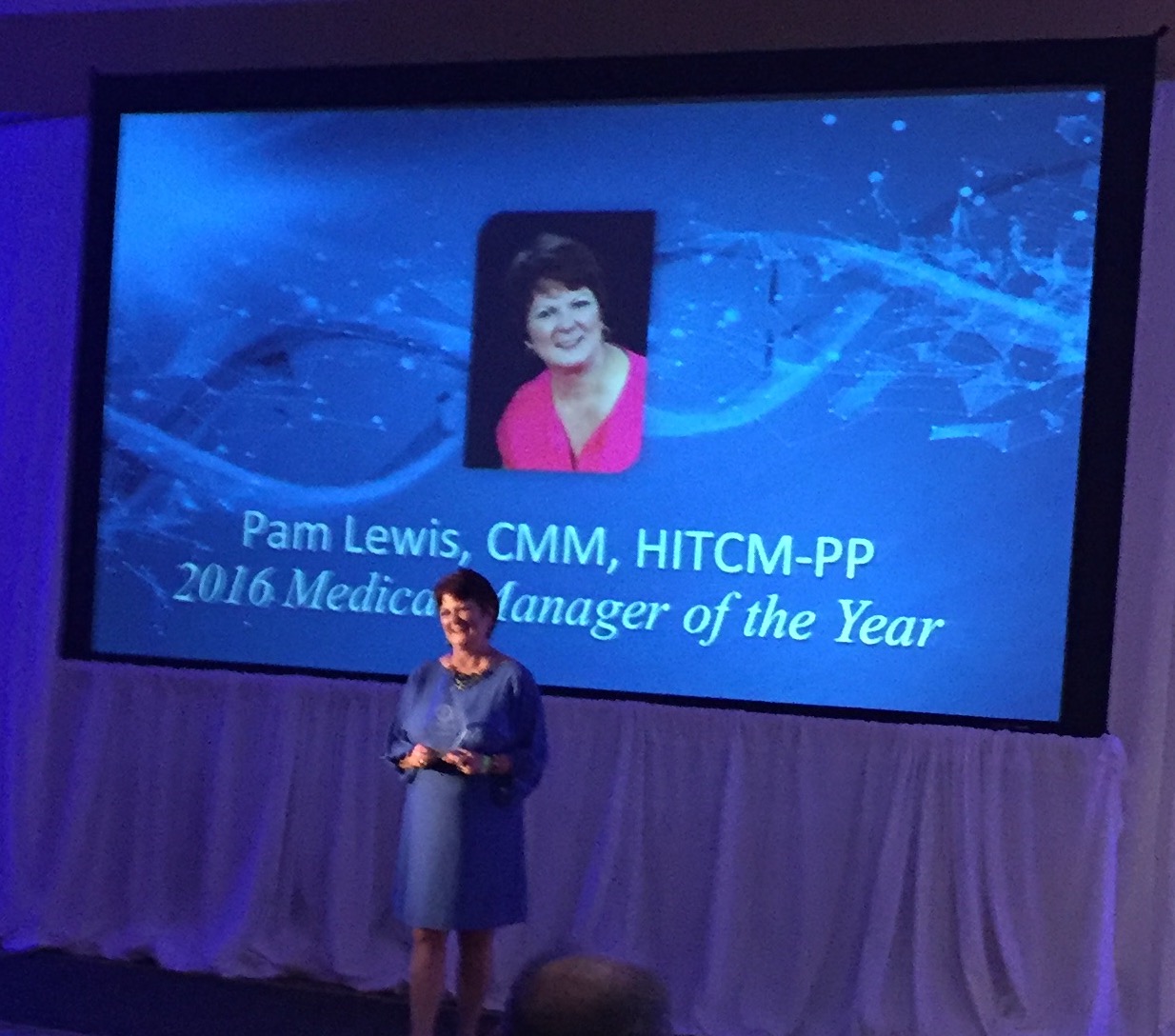 The Family Health Centers’ Pam Lewis, CMM, HITCM-PP  Awarded PAHCOM National Medical Manager of the Year