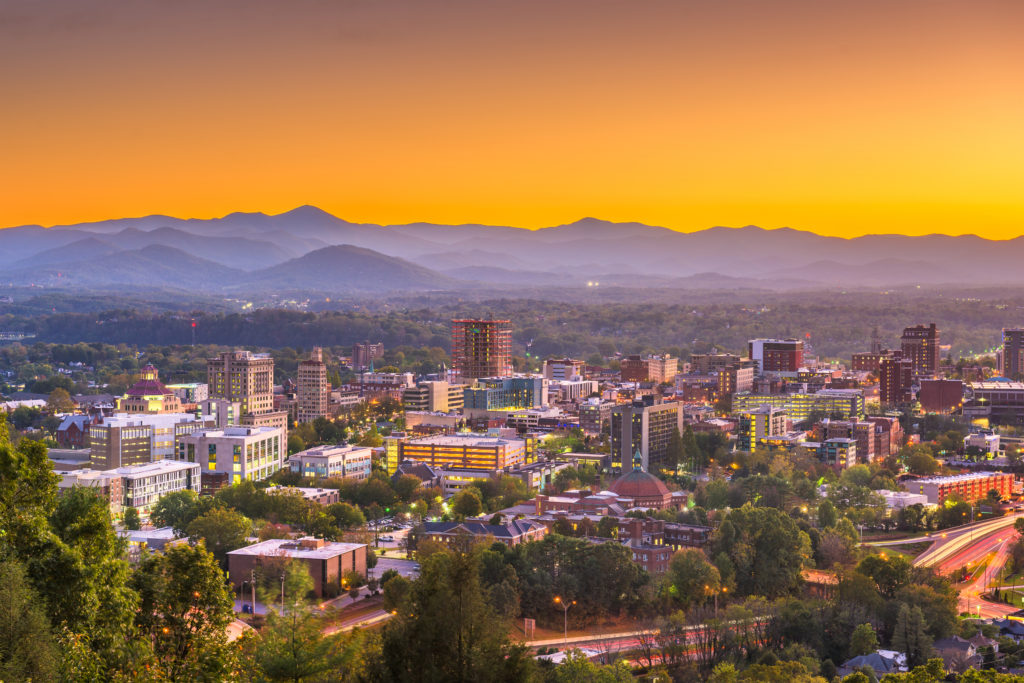 Image of Asheville skyline