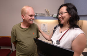 Dr. Scott with Patient