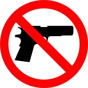 No firearms Symbol